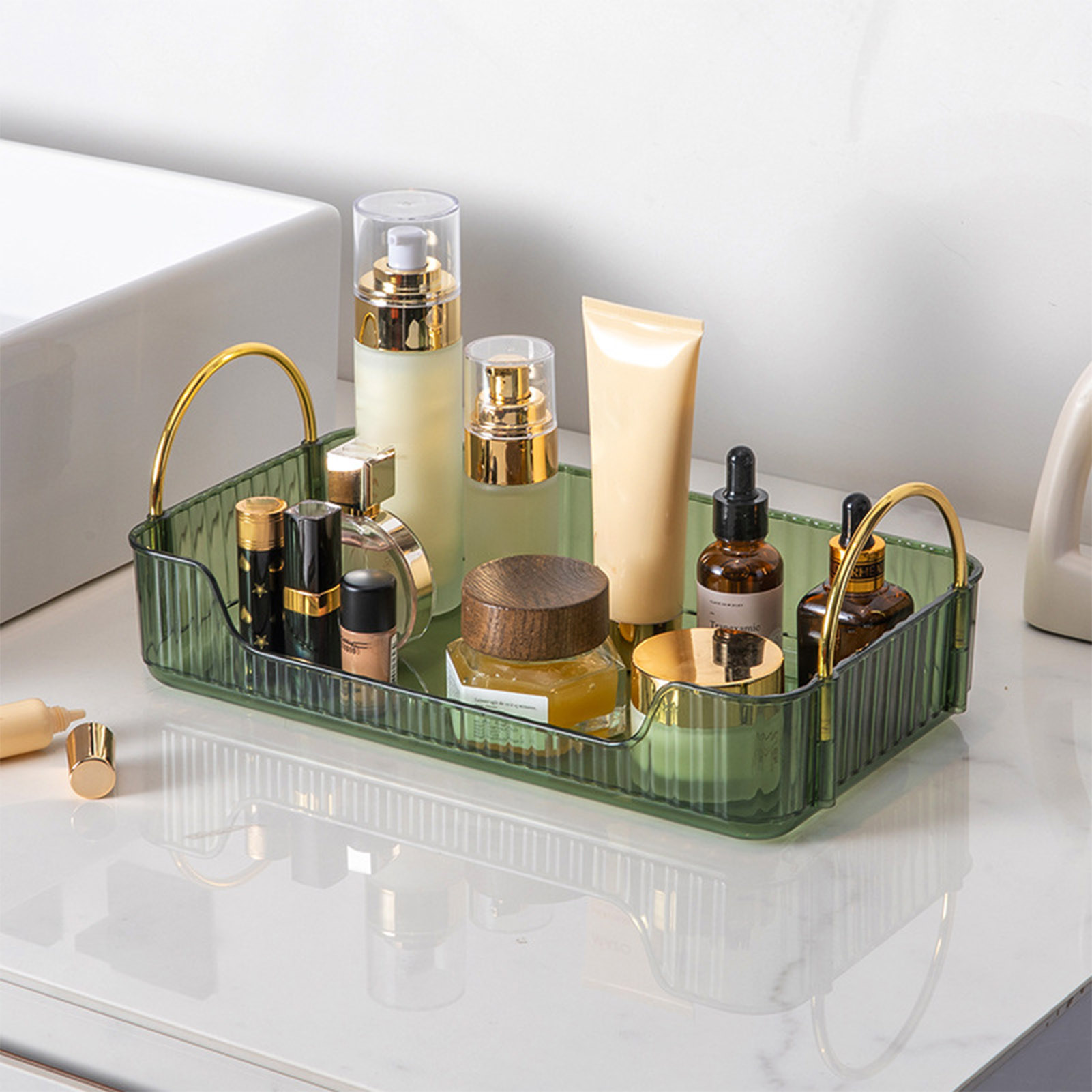 Home Bathroom Gadgets - Органайзер для ванной комнаты: элегантная акриловая