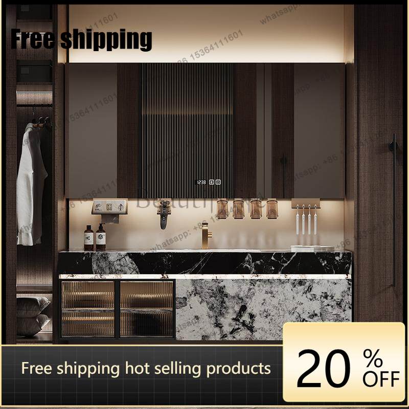 Home Bathroom Partition Wall - Органайзер для зеркала LJY: перегородки для