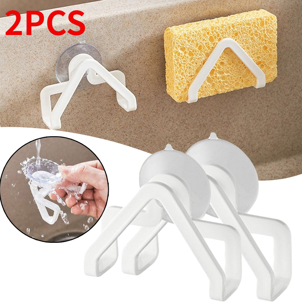 Home Bathroom Gadgets - 2 шт./компл., губка для раковины, держатель