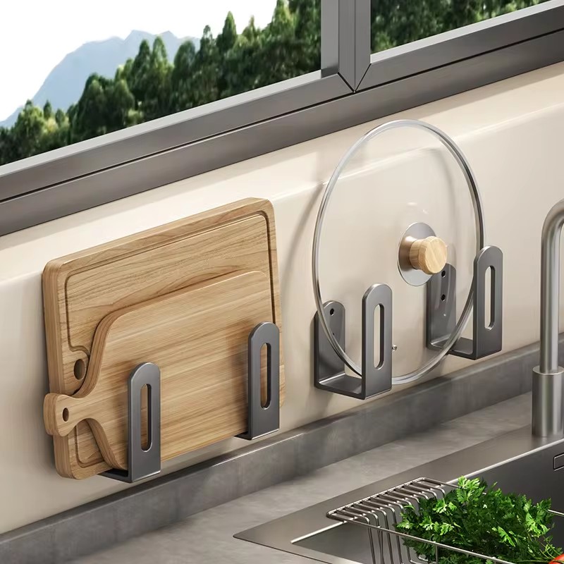 Tiny Home Bathroom Kitchen - 2 шт./компл., стеллаж для крышки кастрюли,