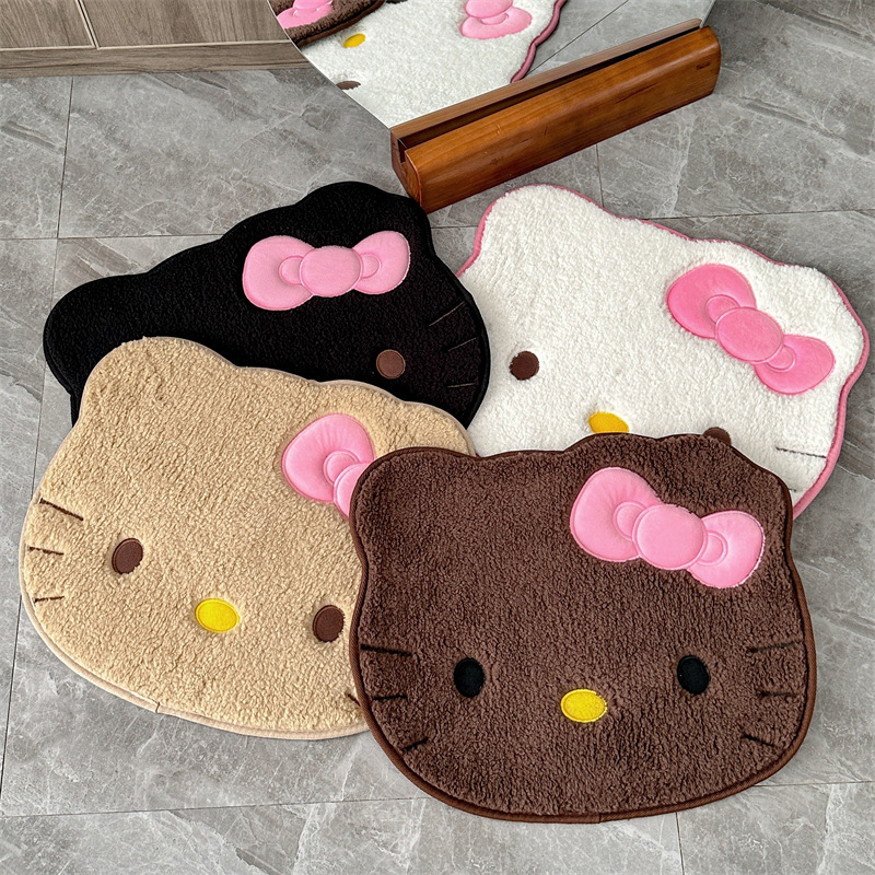Home Bathroom Products - Плюшевый коврик с изображением Hello Kitty,