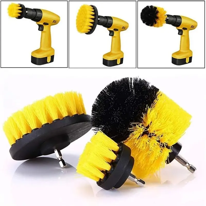 Home Bathroom Products - Набор из 3 щеток для дрели,
