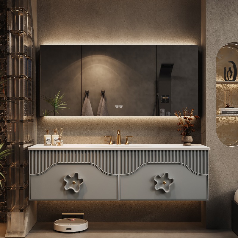 Home Bathroom Partition Wall - Роскошный современный шкаф-органайзер для ванной комнаты