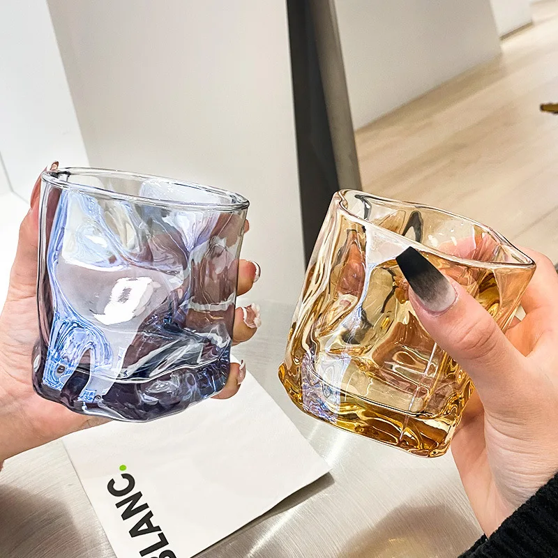 Yamazaki Home Bathroom Storage - Крученая стеклянная чашка, цветная чашка, кофейная