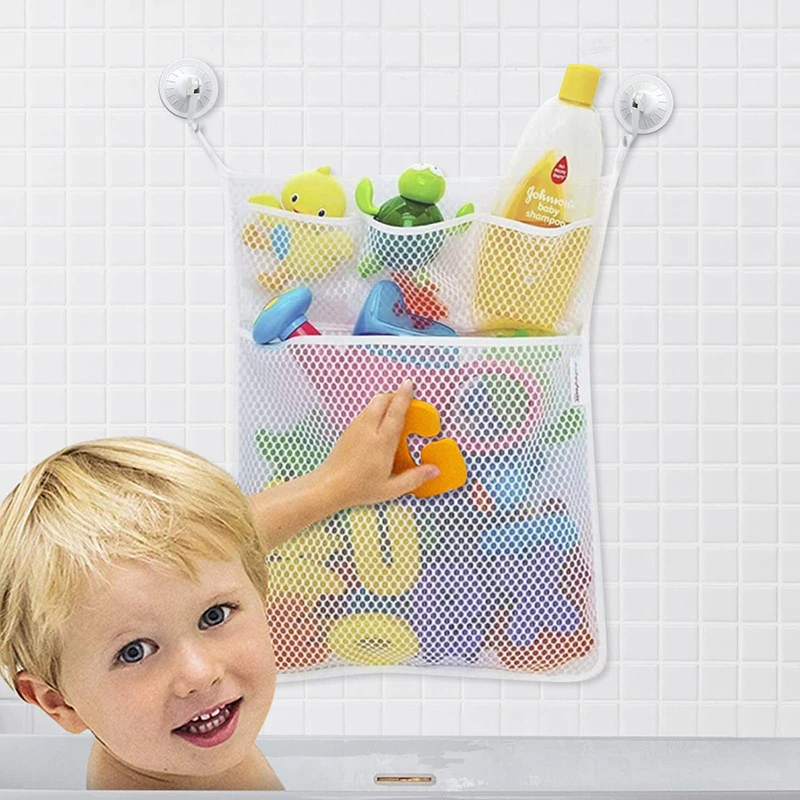 Home Goods Bathroom Storage - Детские игрушки для душа, белая сетка