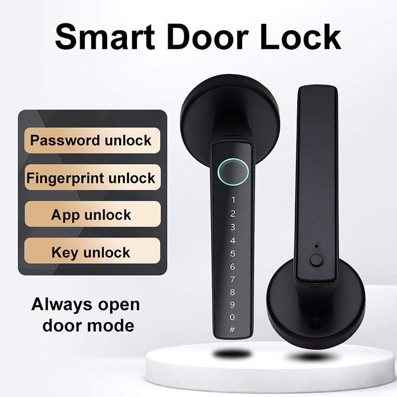 Home Bathroom Lock - Умный дверной замок, приложение/пароль/отпечаток пальца/ключ, разблокировка,