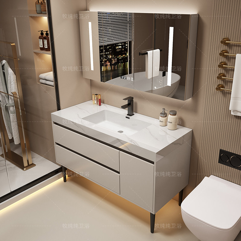 Home Bathroom Partition Wall - Современный зеркальный шкаф-перегородка для ванной комнаты: