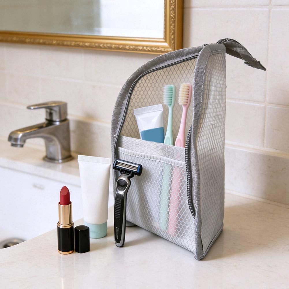 Home Goods Bathroom Storage - Сетчатая дорожная косметичка-органайзер для зубных щеток