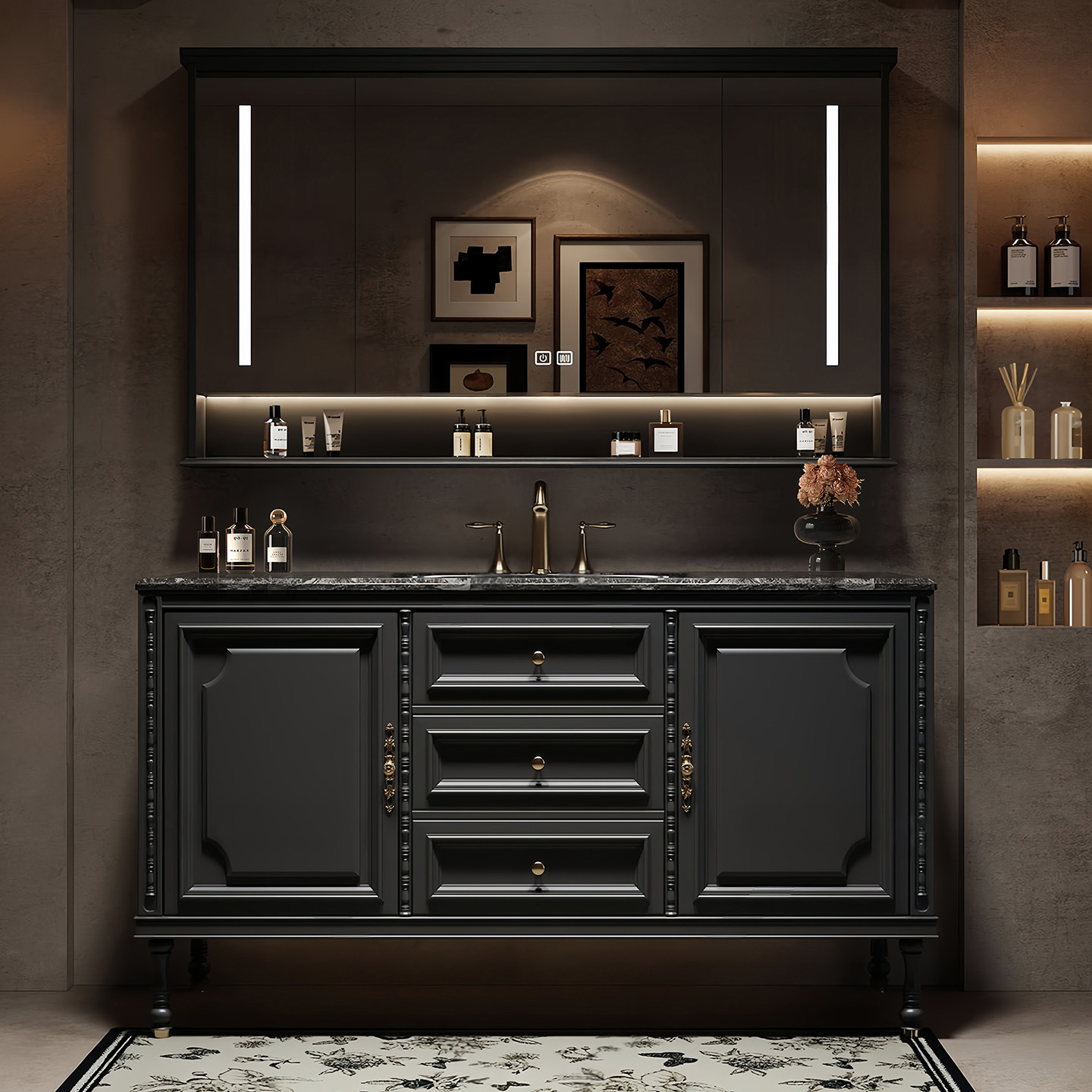 Элитный напольный шкаф для ван – обзор и цена Home Bathroom Partition Wall