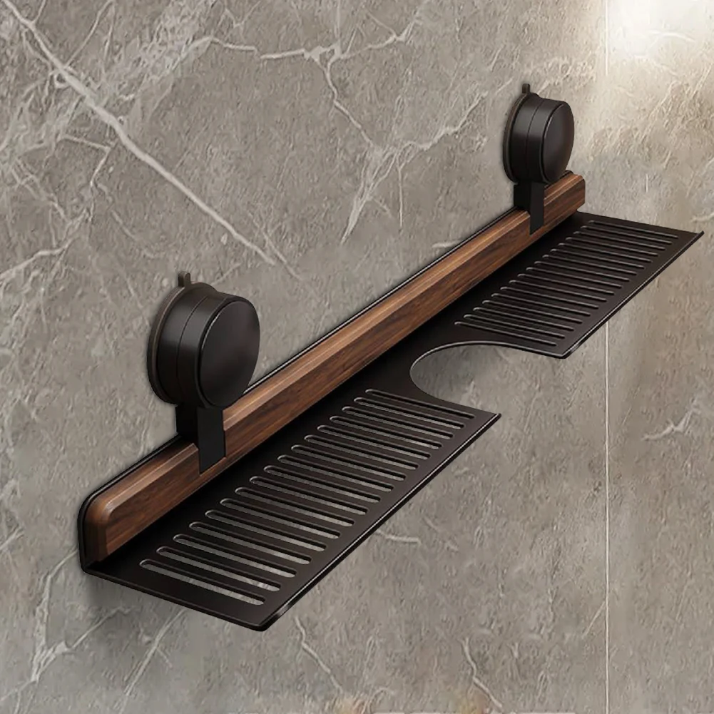 Настенная полка E5 из ореховог – обзор и цена Home Bathroom Gadgets