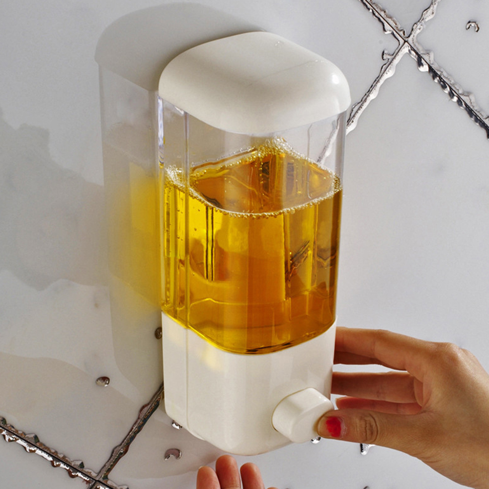 500 мл настенный дозатор мыла, – обзор и цена Home Bathroom Wall Soap Dispenser