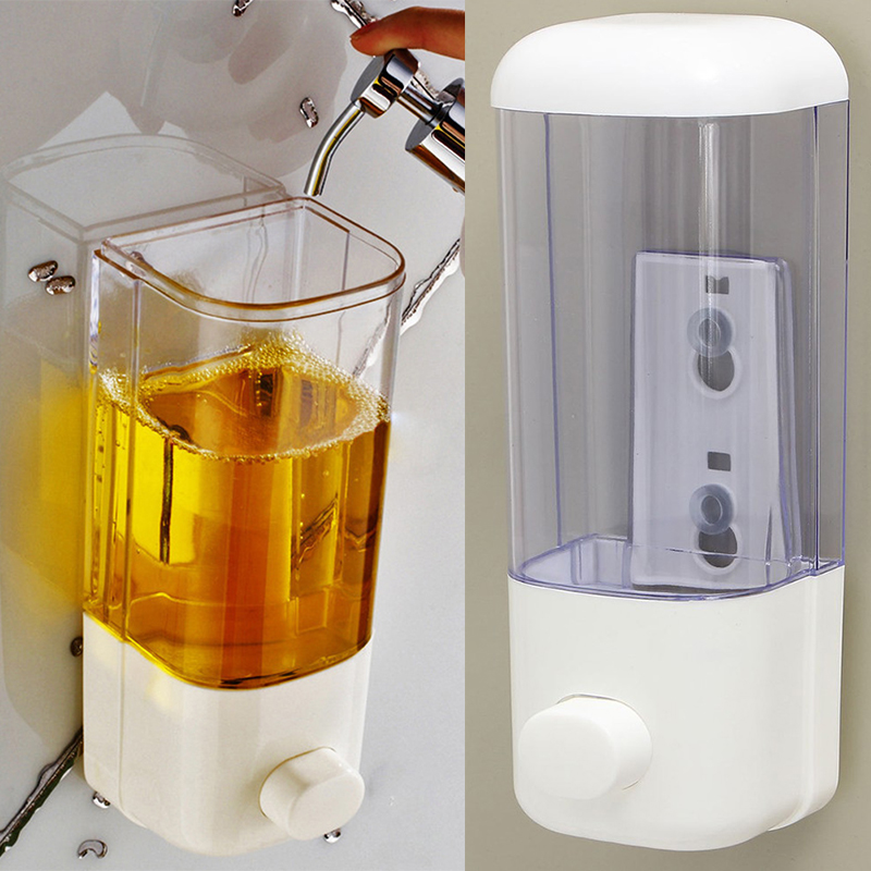 500 мл настенный дозатор мыла, – обзор и цена Home Bathroom Wall Soap Dispenser