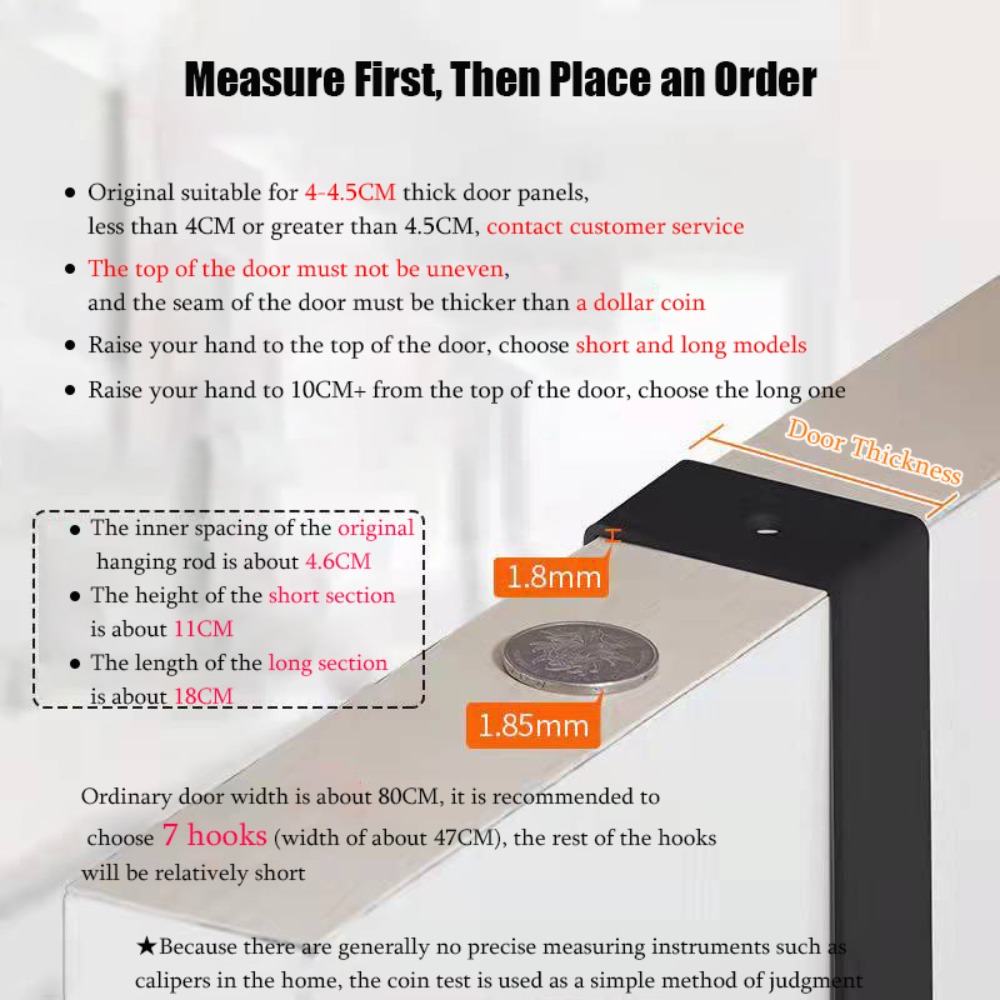 Крючки над дверью, 6 крючков,  – обзор и цена Home Bathroom Gadgets