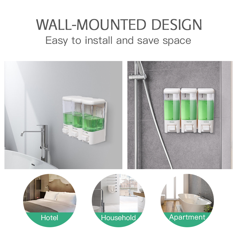 Дозатор для жидкого мыла SVAVO – обзор и цена Home Bathroom Wall Soap Dispenser