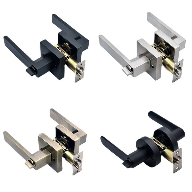 Черная дверная ручка, дверная  – обзор и цена Home Bathroom Lock