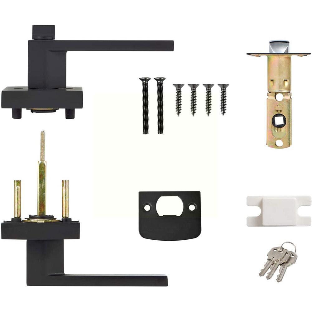 Черная дверная ручка, дверная  – обзор и цена Home Bathroom Lock