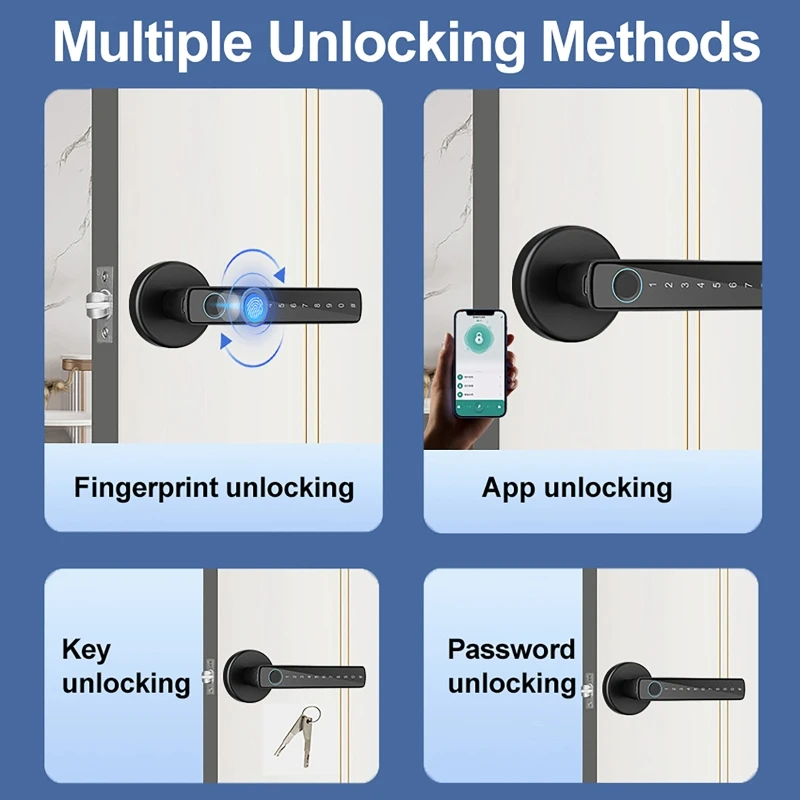 Умный дверной замок, приложени – обзор и цена Home Bathroom Lock