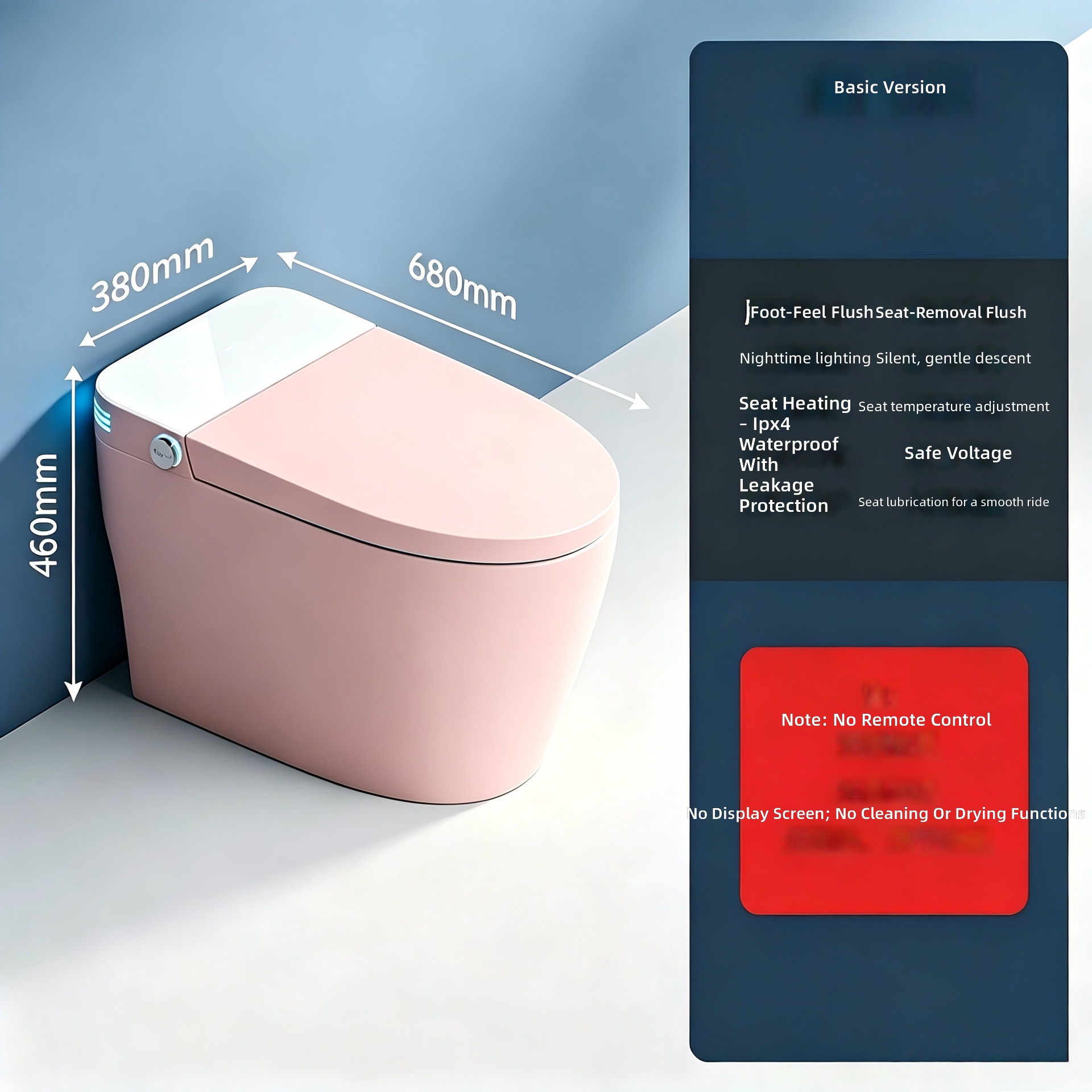 Умный унитаз, розовый, автомат – обзор и цена Home And Bathroom