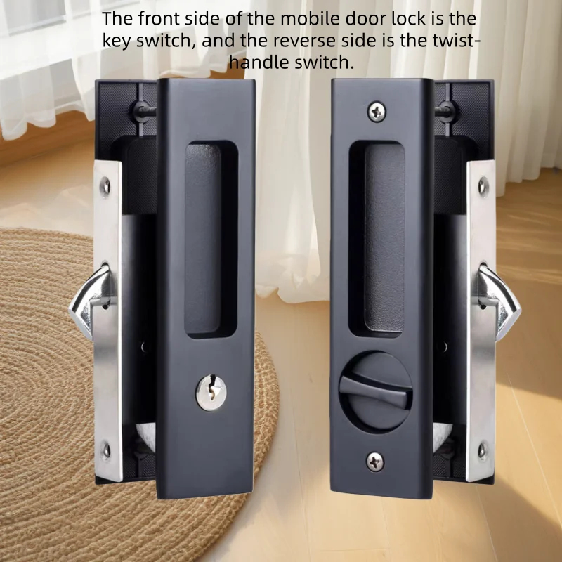 Усиленный черный крючковый зам – обзор и цена Home Bathroom Lock