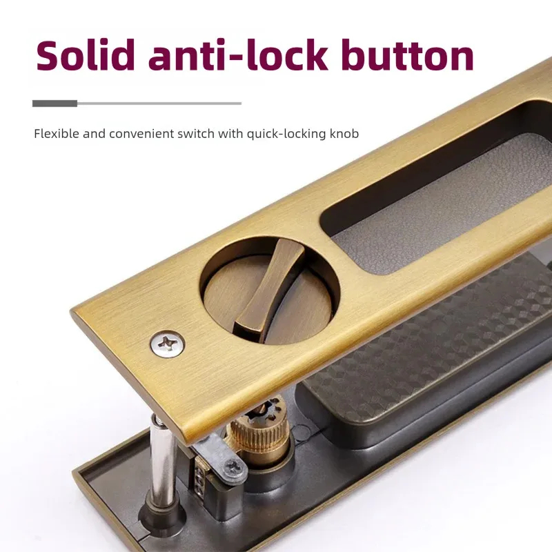Усиленный черный крючковый зам – обзор и цена Home Bathroom Lock