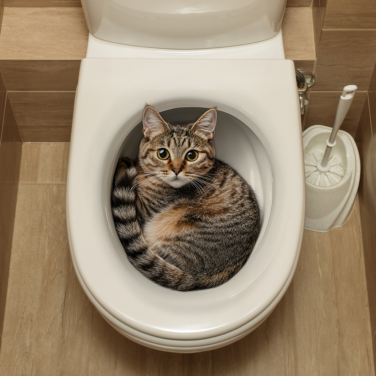 3D забавная наклейка на унитаз – обзор и цена Home Bathroom Gadgets
